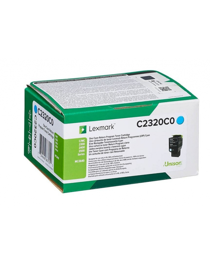 lexmark Toner C2320C0 cyan główny