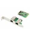 digitus Karta sieciowa przewodowa mini PCI Express 2x RJ45 Gigabit 10/100/1000Mbps Low Profile - nr 11