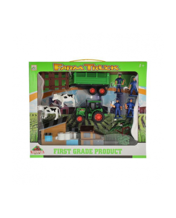 euro-trade Farma zestaw figurki + maszyny 37x30x7cm MC