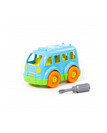 Polesie 78995 Klocki - transport '';Mały autobus''; 15el w worku