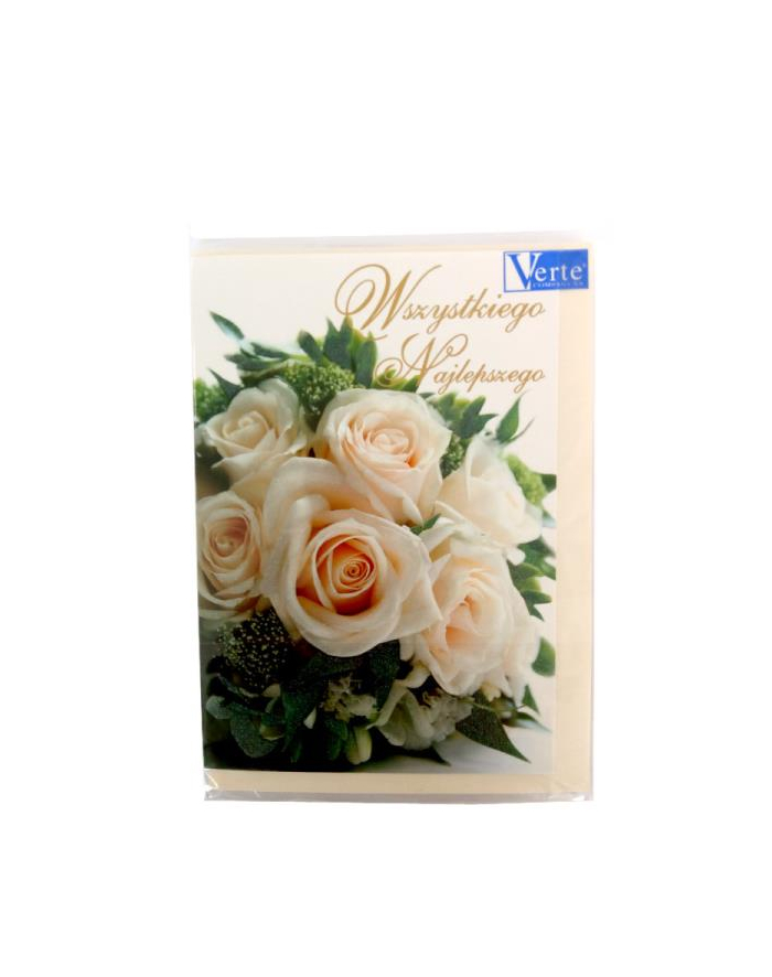PROMO Karnet złoty Wszystkiego najlepszego p5 Verte cena za 1szt główny