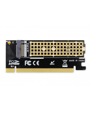 digitus Karta rozszerzeń (Kontroler) M.2NVMe SSD PCIe 3.0 x16 SATA