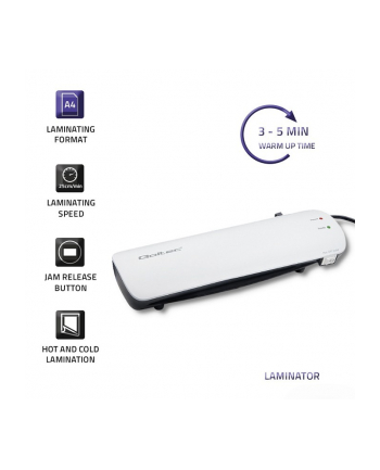 qoltec Laminator A4 biało - czarny