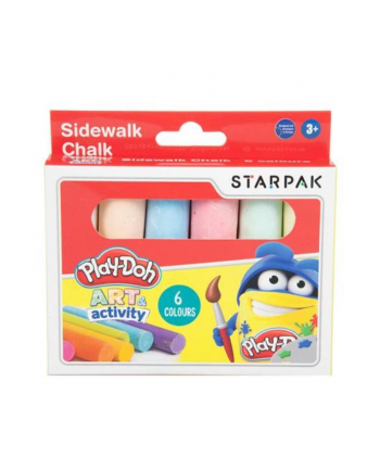 Kreda chodnikowa 6 kolorów Play-Doh STARPAK