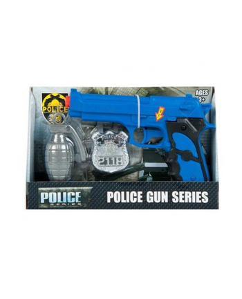 euro-trade Pistolet na baterie + akcesoria policja 27x17x5cm MC