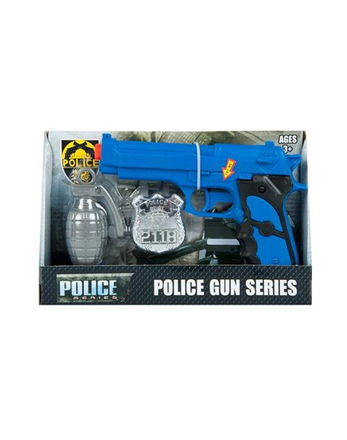 euro-trade Pistolet na baterie + akcesoria policja 27x17x5cm MC główny