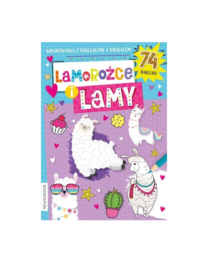 booksandfun Kolorowanka Lamorożce i lamy BR główny