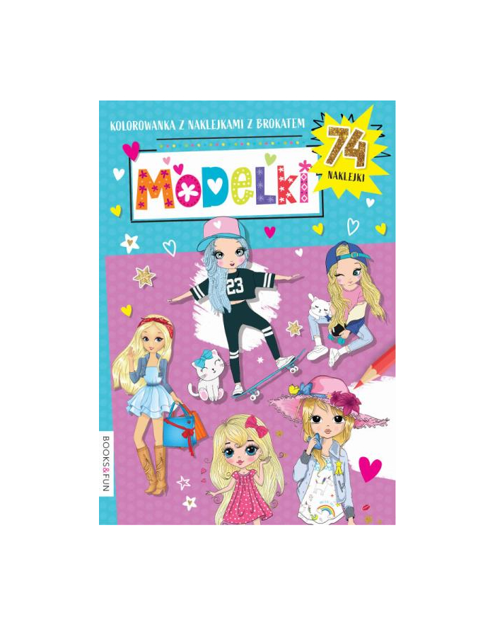 booksandfun Kolorowanka Modelki BR główny