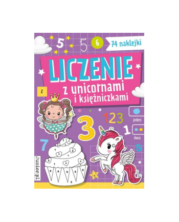 booksandfun Książka Liczę z unicornami i księżniczkami