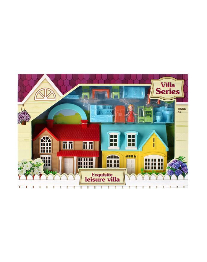 euro-trade Domek dla lalek + akcesoria 37x25x8cm MC główny