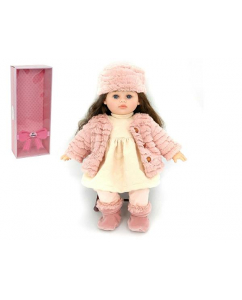 Lalka dziewczynka zima z dziękiem 40 cm w pudełku 526266 ADAR