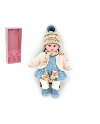 Lalka dziewczynka zima z dziękiem 40 cm w pudełku 526280 ADAR