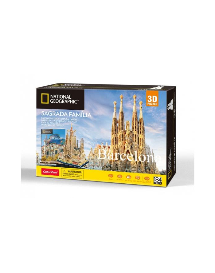 dante Puzzle 3D Sagrada Familia Cubic Fun 20984 główny