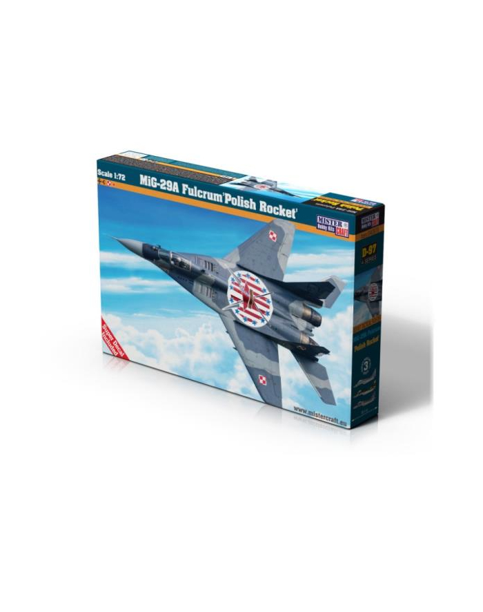 olymp aircraft Model samolotu do sklejania MiG-29A Fulcrum '';Polish Rocket''; 1:72 D-97 główny
