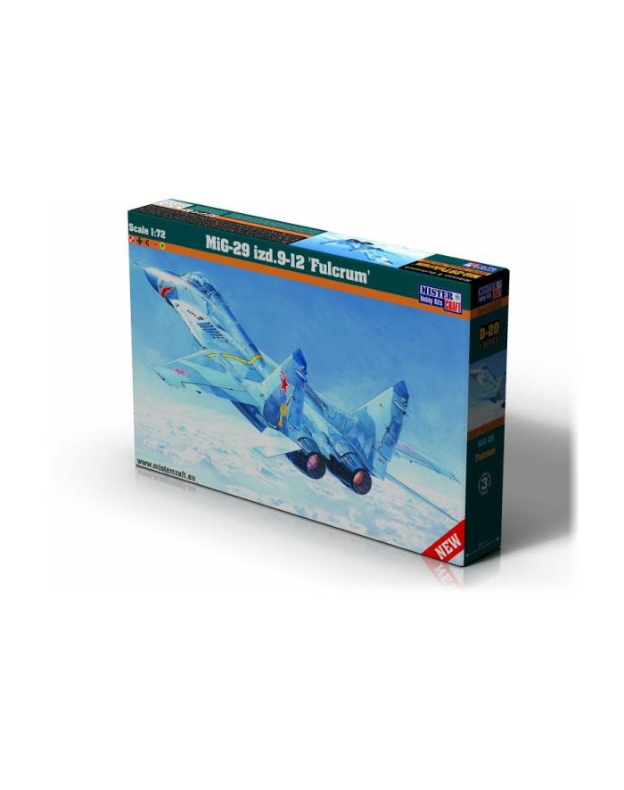 olymp aircraft Model samolotu do sklejania MiG-29 izd. 9-12 Fulcrum 1:72 SD-20 główny
