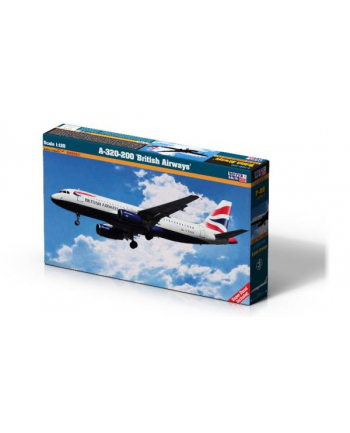 olymp aircraft Model samolotu do sklejania A-320-200 '';British Airways''; 1:125 SF-09