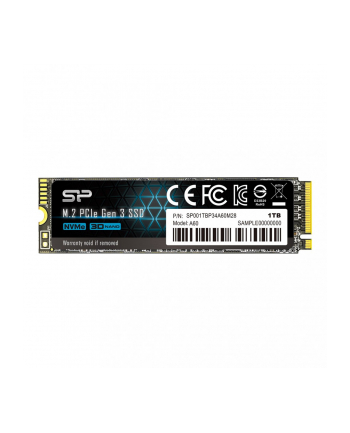 silicon power Dysk SSD A60 256GB M.2 PCIe 2200/1600 MB/s NVMe