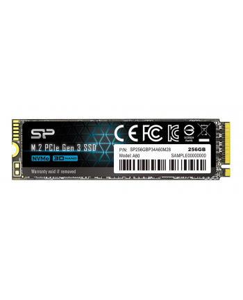 silicon power Dysk SSD A60 256GB M.2 PCIe 2200/1600 MB/s NVMe