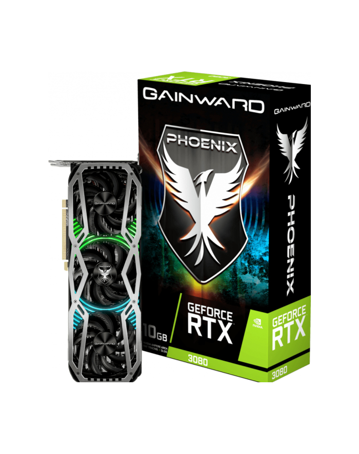 gainward Karta graficzna GeForce RTX 3080 Phoenix 10GB GDDR6X 320bit HDMI/3DP główny