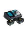 Makita Power Source Kit Li 18.0V 5Ah, set (black, 2x battery BL1850B, 1x charger DC18RC) - nr 4