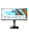 aoc Monitor CU34P2A 34 cale VA Curved 100Hz HDMIx2 DP - nr 117