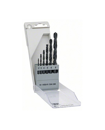 bosch powertools Bosch HSS twist drill set PointTeQ, 135 °, 6 pieces (in cassette)