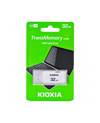 kioxia Pendrive Hayabusa U202 32GB USB 2.0 biały