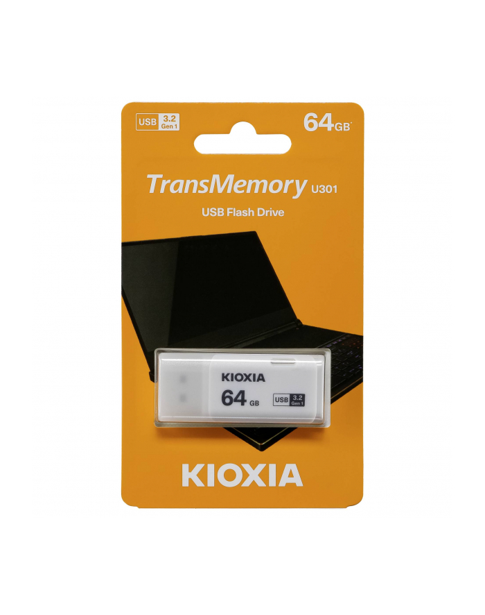 kioxia Pendrive Hayabusa U301 64GB USB 3.2 gen.1 biały główny