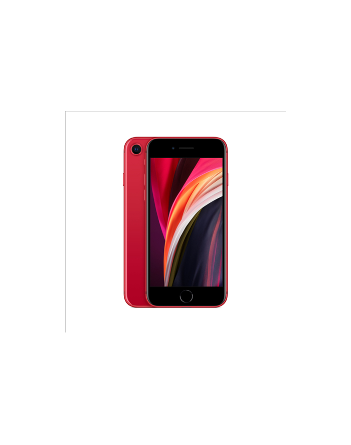 Apple iPhone SE Red, 4.7 '', Retina Wyświetlacz IPS LCD, 750 x 1334 pixels, Apple A13 Bionic, Internal RAM 3 GB, 64 GB, Dual SIM, nano-SIM and eSIM, 3G, 4G, Główna kamera (tył) 12 MP, Druga kamera (przód) 7 MP, iOS, 13, 1821 mAh główny