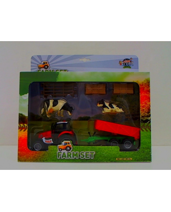hipo-farma Traktor z przyczepą narzędzia św/dźw 510727 56763.