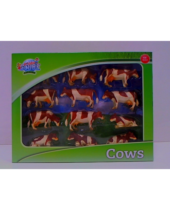 hipo-farma Krowy 12szt brązowo-białe 571968 81000.