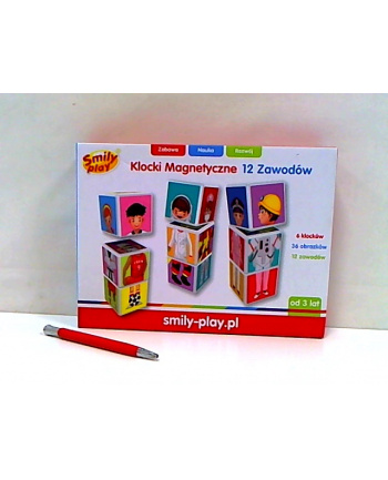 anek - smily play Klocki magnet.12zawodów SmilyPlay SP83465 34654