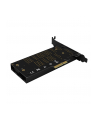 AXAGON PCEM2-DC, adapter wewnętrzny PCIe x4 - M.2 NVMe M-key + SATA B-key slot, chłodnica, LP - nr 14