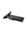 AXAGON PCEM2-DC, adapter wewnętrzny PCIe x4 - M.2 NVMe M-key + SATA B-key slot, chłodnica, LP - nr 9