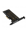 AXAGON PCEM2-D, adapter wewnętrzny PCIe x4 - M.2 NVMe M-key + SATA B-key slot, LP - nr 13