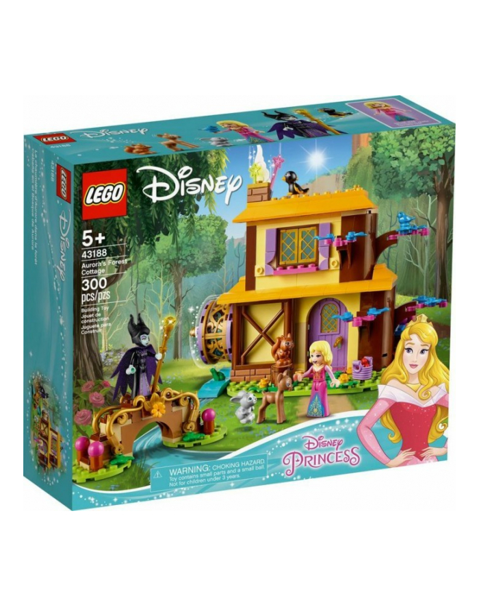 LEGO 43188 DISNEY PRINCESS Leśna chatka Aurory główny