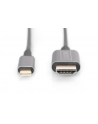 digitus Kabel adapter HDMI 4K 30Hz na USB Typ C 3.1 metalowa obudowa HQ czarny 1.8m - nr 10