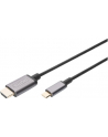 digitus Kabel adapter HDMI 4K 30Hz na USB Typ C 3.1 metalowa obudowa HQ czarny 1.8m - nr 18