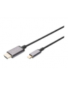 digitus Kabel adapter HDMI 4K 30Hz na USB Typ C 3.1 metalowa obudowa HQ czarny 1.8m - nr 19