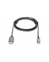 digitus Kabel adapter HDMI 4K 30Hz na USB Typ C 3.1 metalowa obudowa HQ czarny 1.8m - nr 1