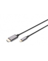 digitus Kabel adapter HDMI 4K 30Hz na USB Typ C 3.1 metalowa obudowa HQ czarny 1.8m - nr 27