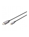 digitus Kabel adapter HDMI 4K 30Hz na USB Typ C 3.1 metalowa obudowa HQ czarny 1.8m - nr 28