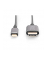 digitus Kabel adapter HDMI 4K 30Hz na USB Typ C 3.1 metalowa obudowa HQ czarny 1.8m - nr 32