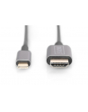 digitus Kabel adapter HDMI 4K 30Hz na USB Typ C 3.1 metalowa obudowa HQ czarny 1.8m - nr 4