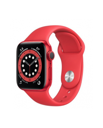 apple Zegarek Series 6 GPS, 40mm koperta z aluminium z edycji (PRODUCT)RED z paskiem sportowym z edycji (PRODUCT)RED - Regular