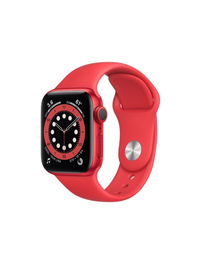 apple Zegarek Series 6 GPS, 40mm koperta z aluminium z edycji (PRODUCT)RED z paskiem sportowym z edycji (PRODUCT)RED - Regular główny