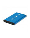 qoltec Obudowa na dysk HDD/SSD 2.5 cala SATA3 | USB 3.0 | Niebieska - nr 2