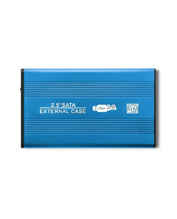qoltec Obudowa na dysk HDD/SSD 2.5 cala SATA3 | USB 3.0 | Niebieska