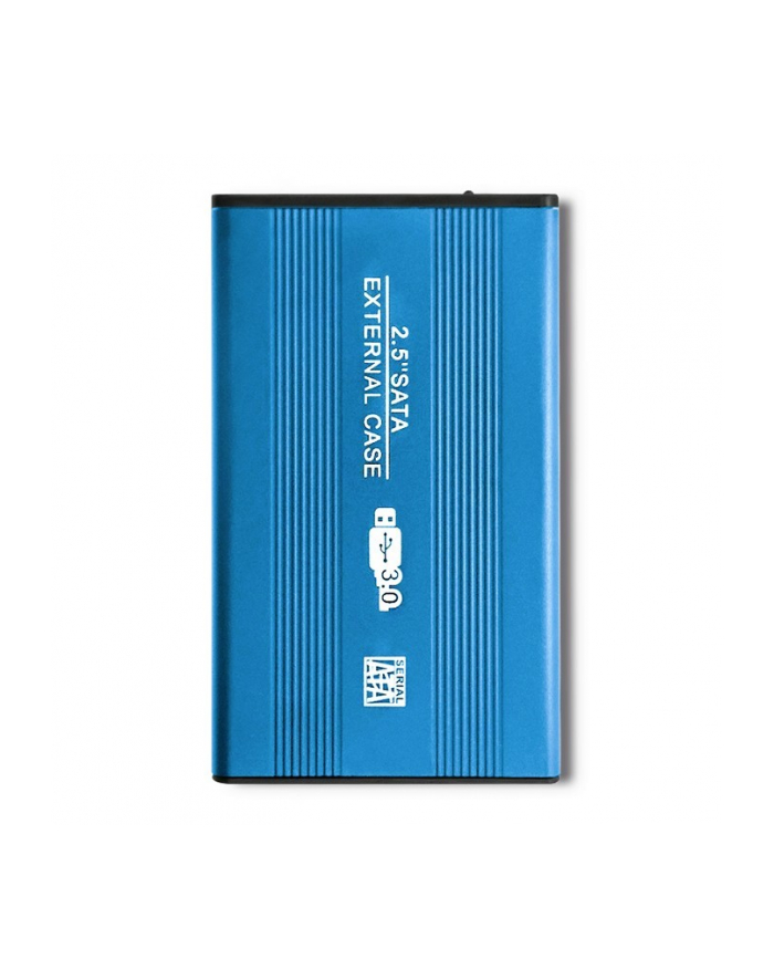 qoltec Obudowa na dysk HDD/SSD 2.5 cala SATA3 | USB 3.0 | Niebieska główny