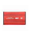 qoltec Obudowa na dysk HDD/SSD 2.5 cala SATA3 | USB 3.0 | Czerwona - nr 4